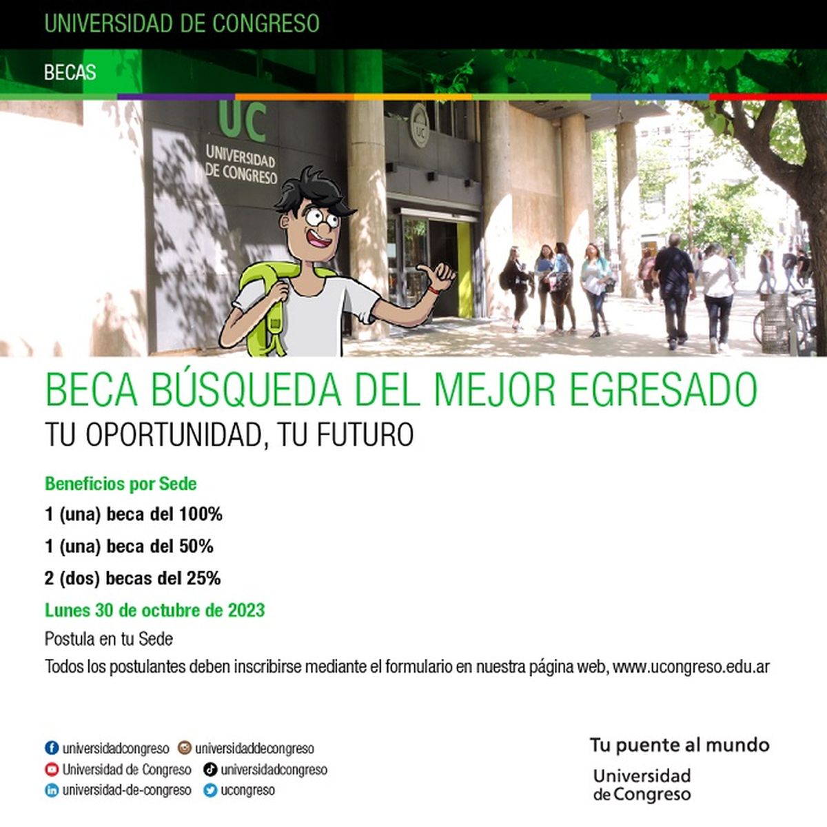 El próximo 30 de octubre se realizaran las inscripciones. El próximo 30 de octubre se realizaran las inscripciones.