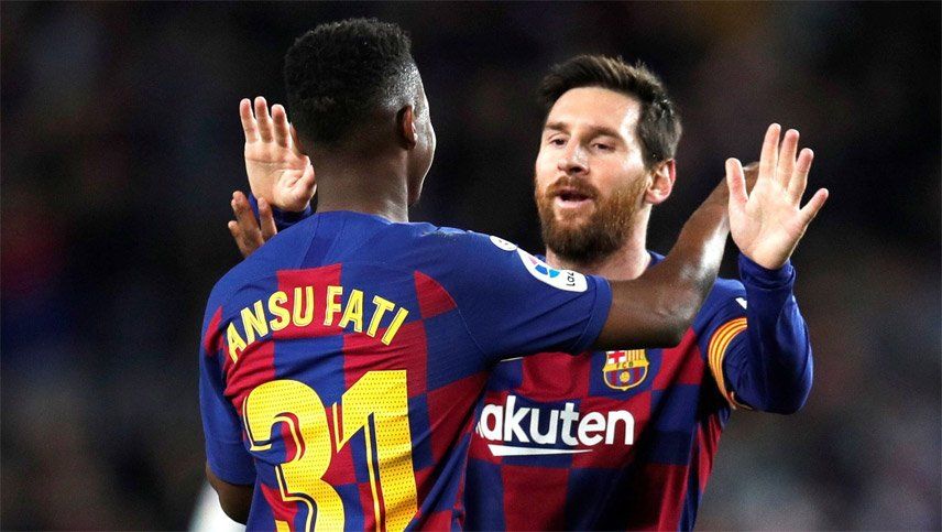 Ansu Fati se alejó de Messi y se acercó a Ronaldo