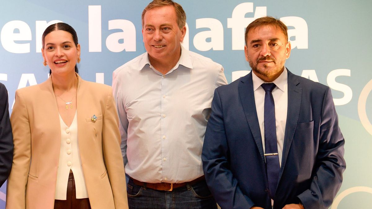 Flor Destefánis, Fernando Ubieta y Martín Aveiro participaron de un reclamo contra Luis Caputo