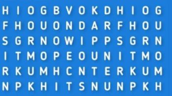 Solo las mejores mentes logran encontrar la palabra AGUA en menos de 5 segundos