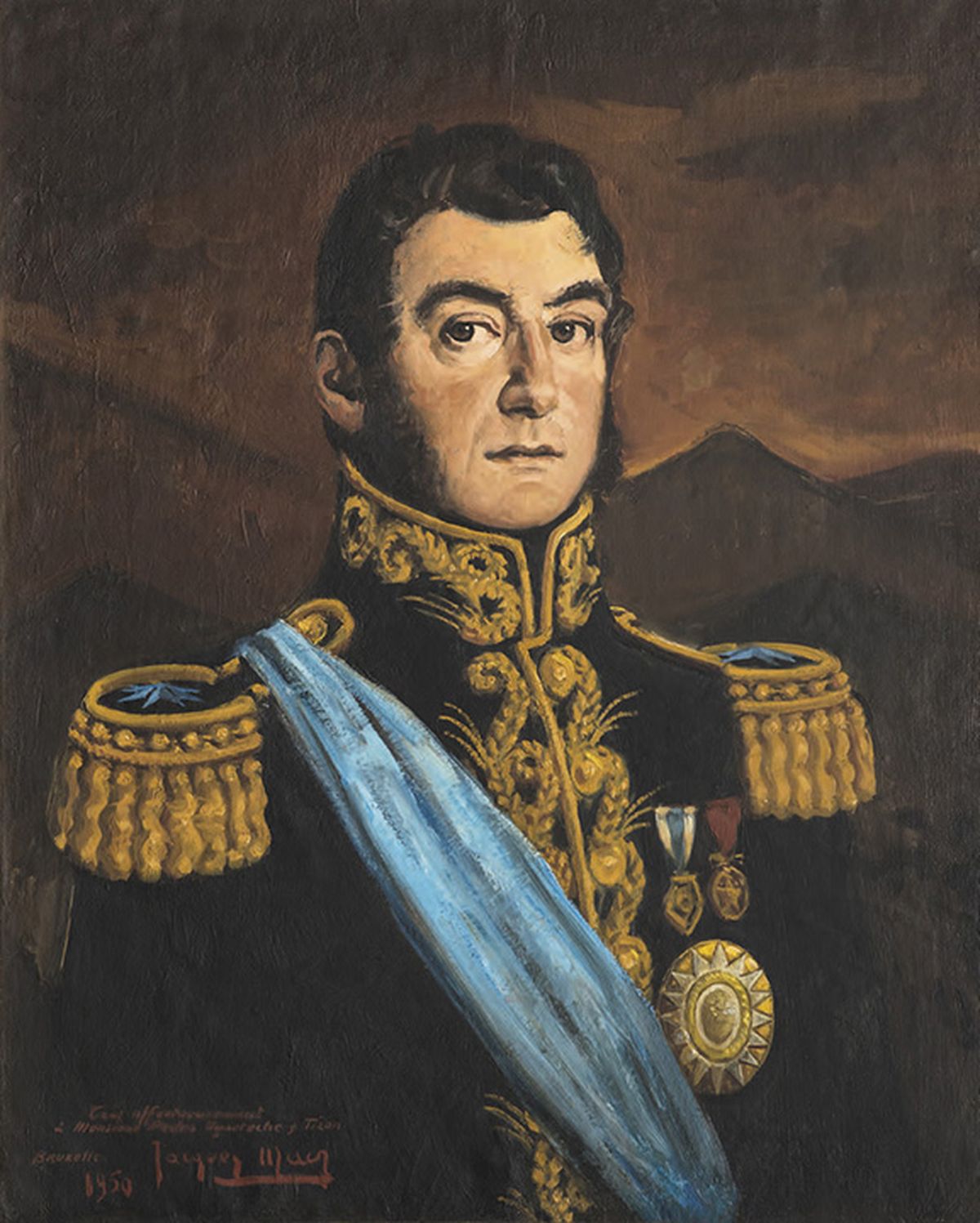 El General Don José de San Martín. El General Don José de San Martín.