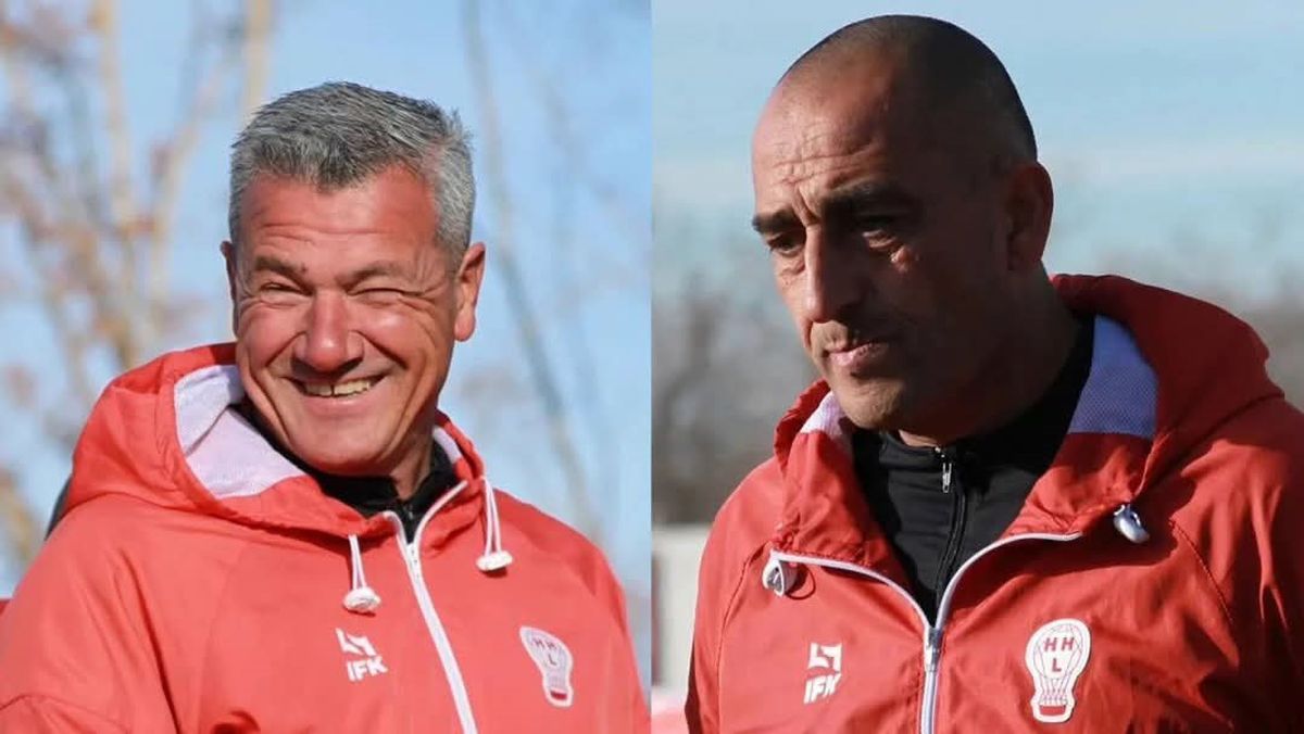 Alejandro De la RIba y Osvaldo Gullace tuvieron un arranque ganador como técnicos de Huracán Las Heras.