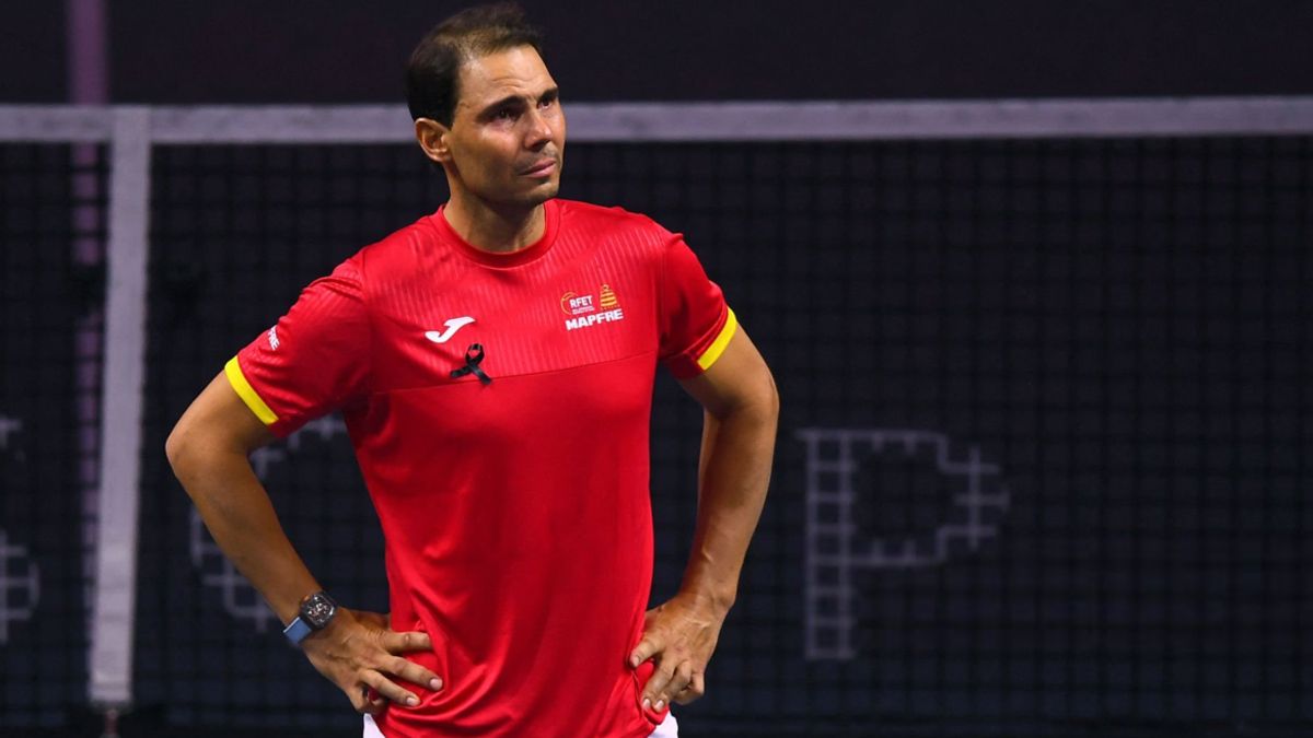 Nadal fue homenajeado tras la derrota de España.