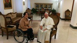 El Papa Francisco recibió durante casi una hora a la vicepresidenta Gabriela Michetti