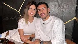 Camila Galante y su esposo, Leandro Paredes.