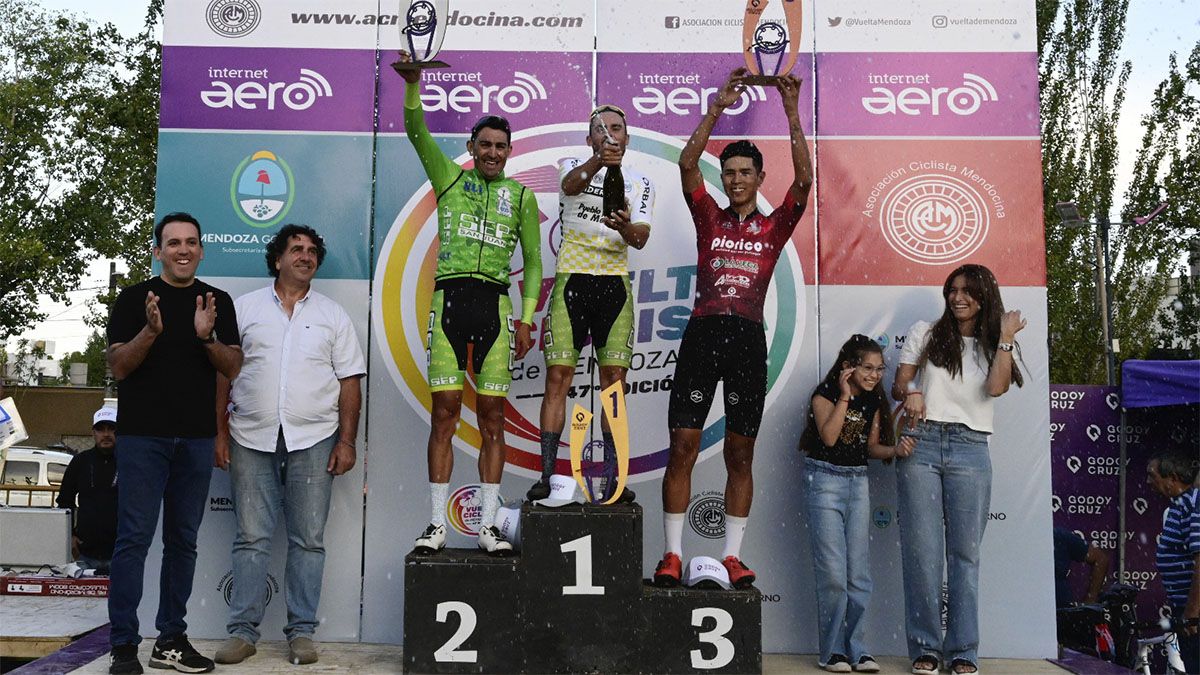 Marcos León Rodríguez se quedó con el prólogo de la Vuelta de Mendoza.