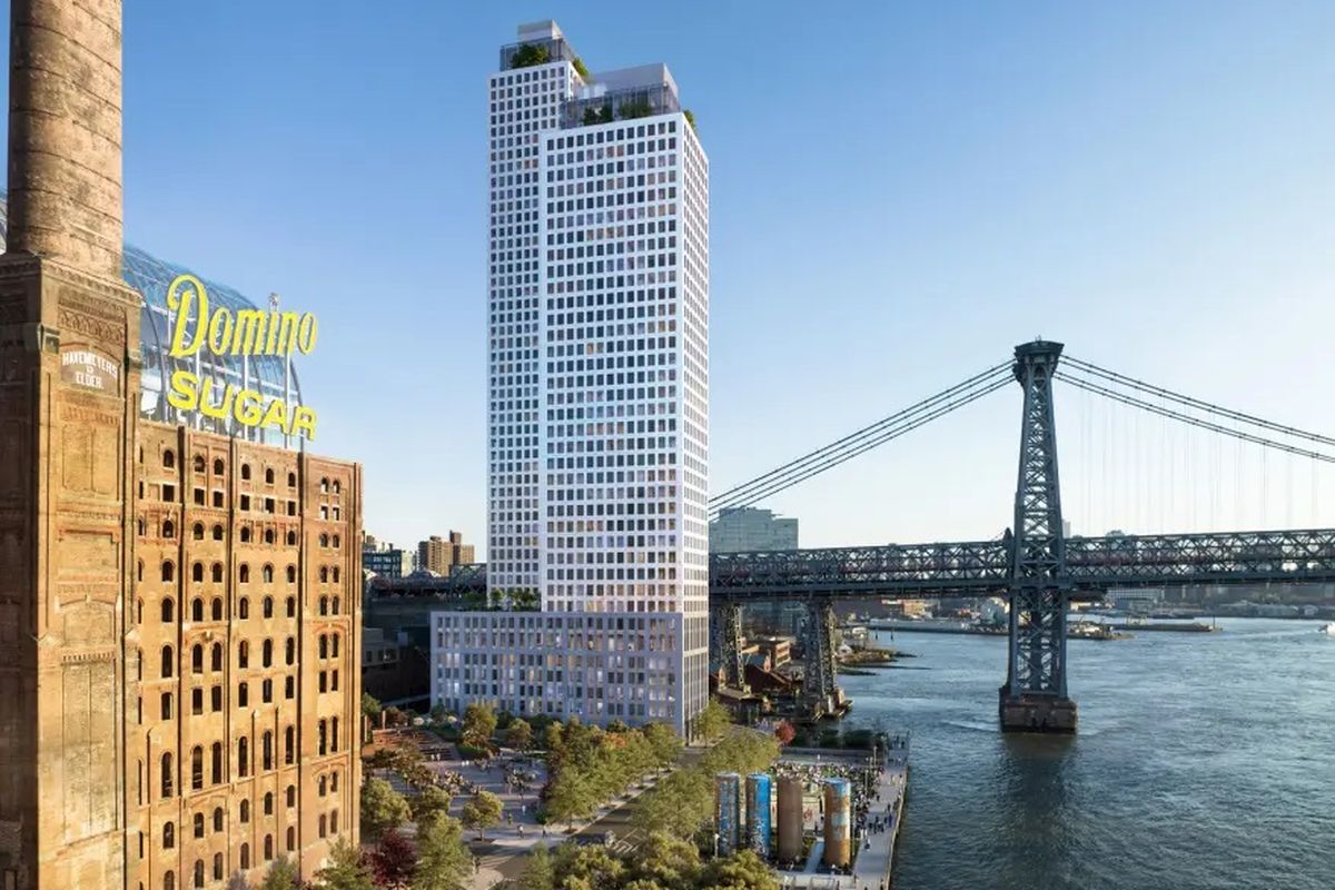 El edificio tiene vistas imponentes de Nueva York. El edificio tiene vistas imponentes de Nueva York.