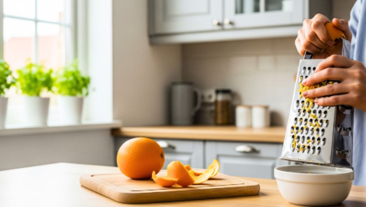 La cáscara de naranja puede ser utilizada en la cocina con grandes beneficios