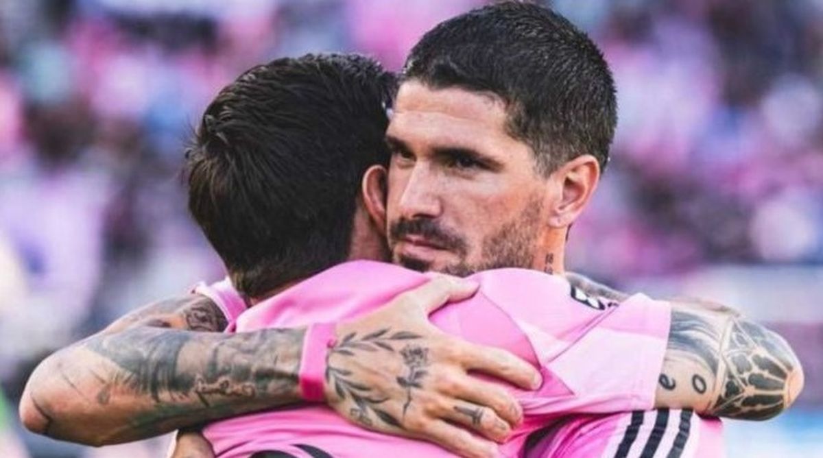 Lionel Messi y Rodrigo De Paul van por un t&iacute;tulo juntos en el Inter Miami.