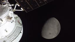 Los astronautas de la Nasa tomaron miles de fotografías desde la cápsula Orión.
