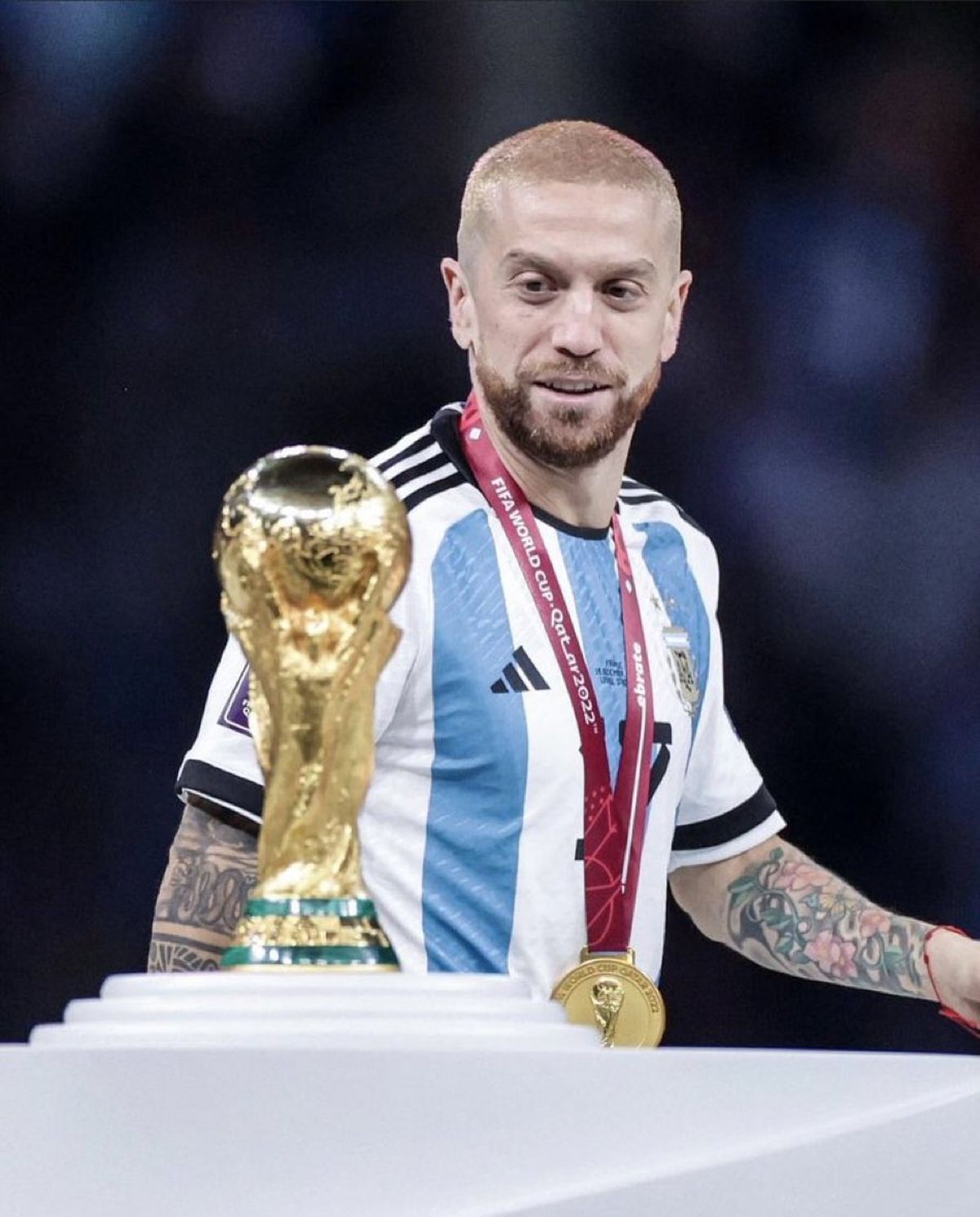 Papu G&oacute;mez estuvo sancionado dos a&ntilde;os luego de la consagraci&oacute;n en el Mundial Qatar 2022.