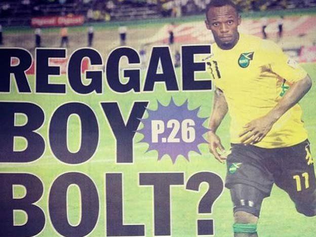 ♪♫ Borom, bom, bom, borom, bom, bom... para Usain, la selección♪♫