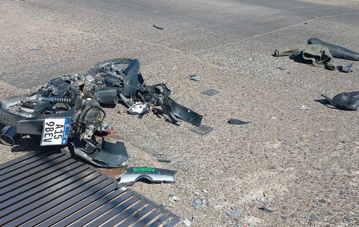 El motociclista falleció como consecuencia del impacto contra el camión en Santa Rosa (imagen ilustrativa).
