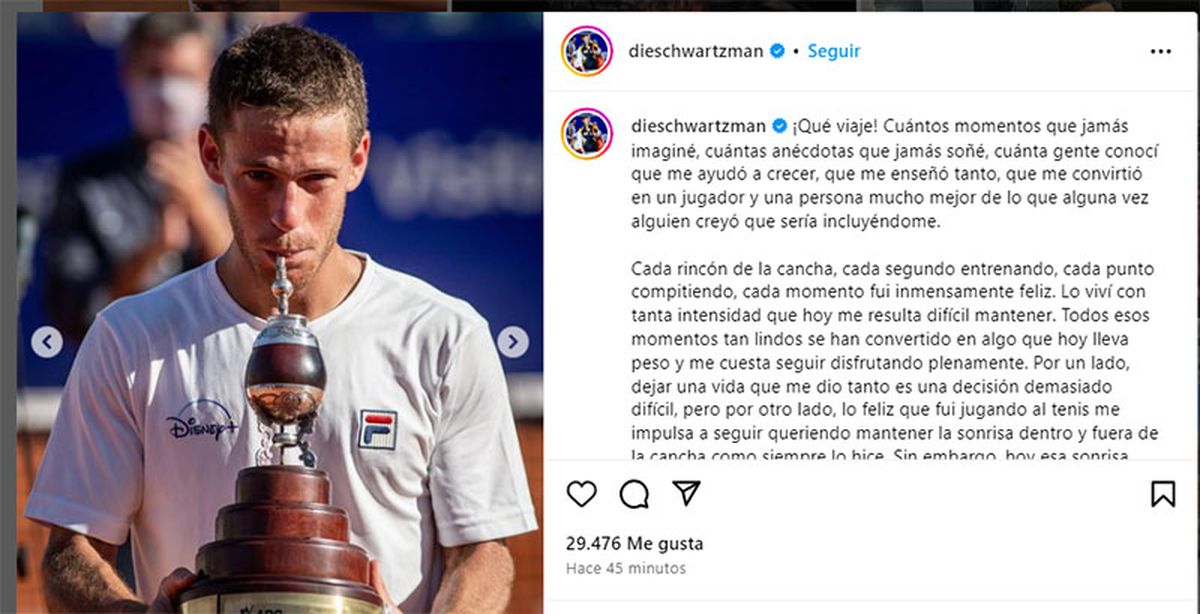 El mensaje del Peque en sus redes sociales. El mensaje del Peque en sus redes sociales.