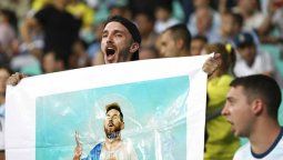 Todo el colorido albiceleste en Brasil