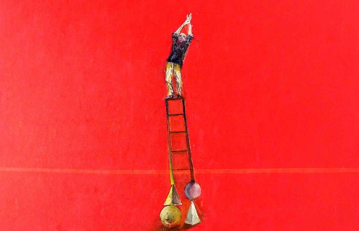 Perpetuo dilema II. Obra de Antonio Sarelli que se podrá apreciar a partir de este 4 de mayo en Godoy Cruz. Perpetuo dilema II. Obra de Antonio Sarelli que se podrá apreciar a partir de este 4 de mayo en Godoy Cruz.