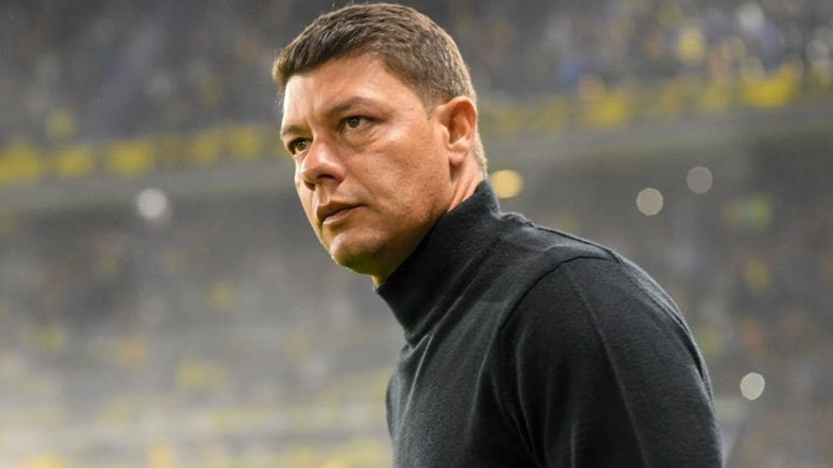 El entrenador Sebastián Battaglia El entrenador Sebastián Battaglia