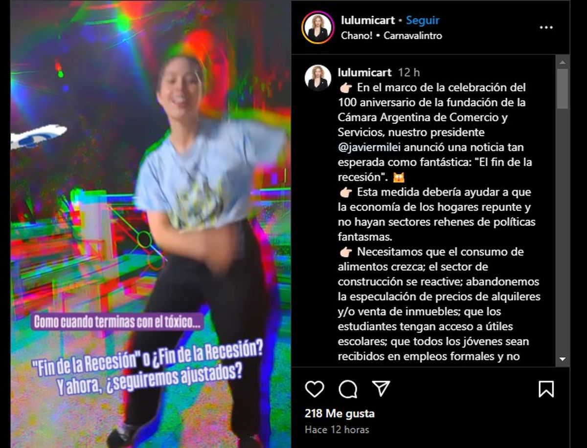 El posteo de Lourdes Arrieta fue una suma de indirectas. Cabe mencionar el subtítulo El posteo de Lourdes Arrieta fue una suma de indirectas. Cabe mencionar el subtítulo