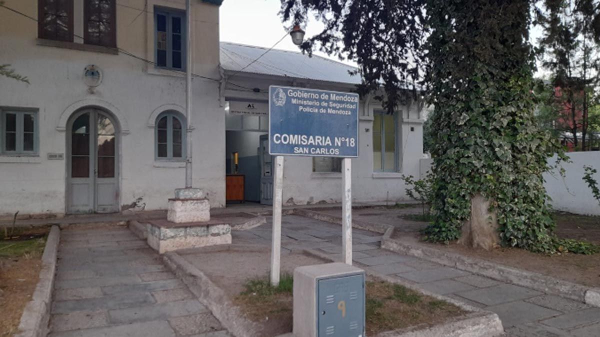 La Comisaría 18 ubicada en San Carlos. La Comisaría 18 ubicada en San Carlos.