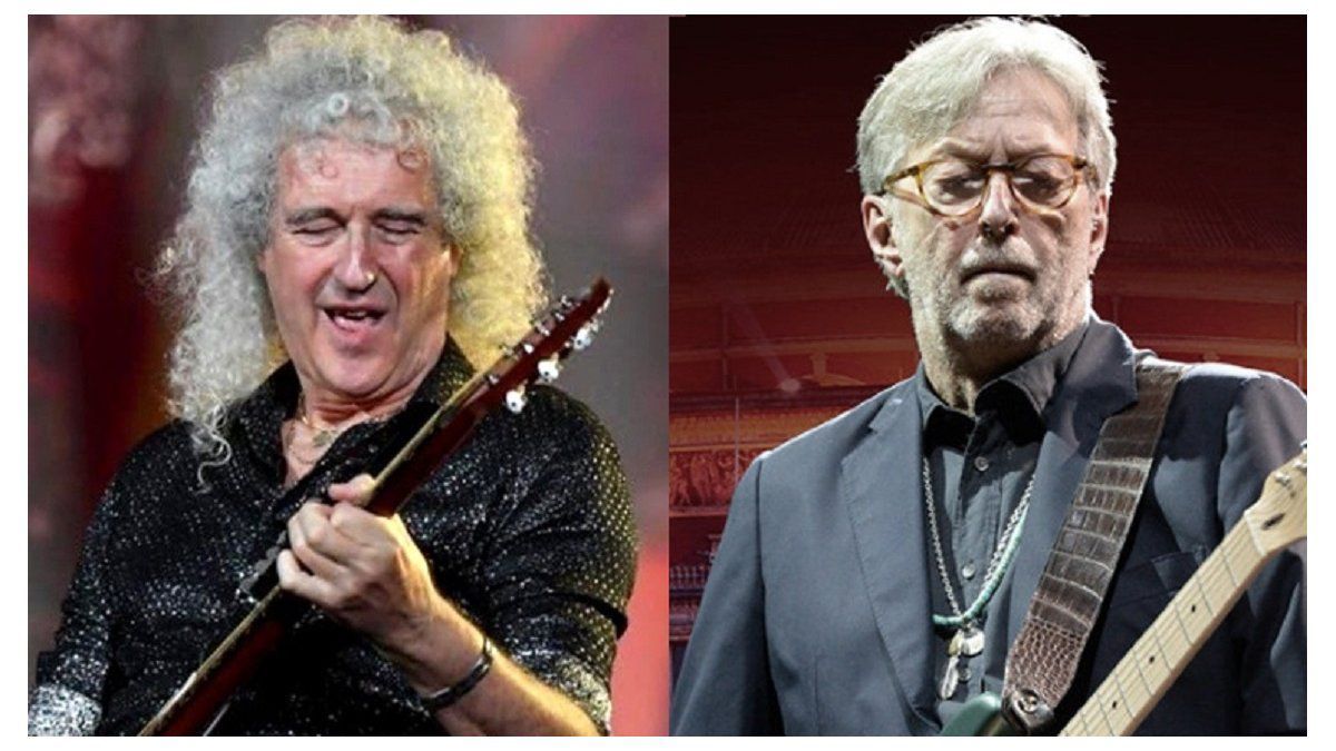 Brian May criticó a Eric Clapton por ser antivacunas