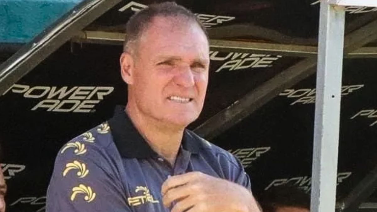 Darío Franco en sus épocas de entrenador de Almirante Brown.&nbsp;