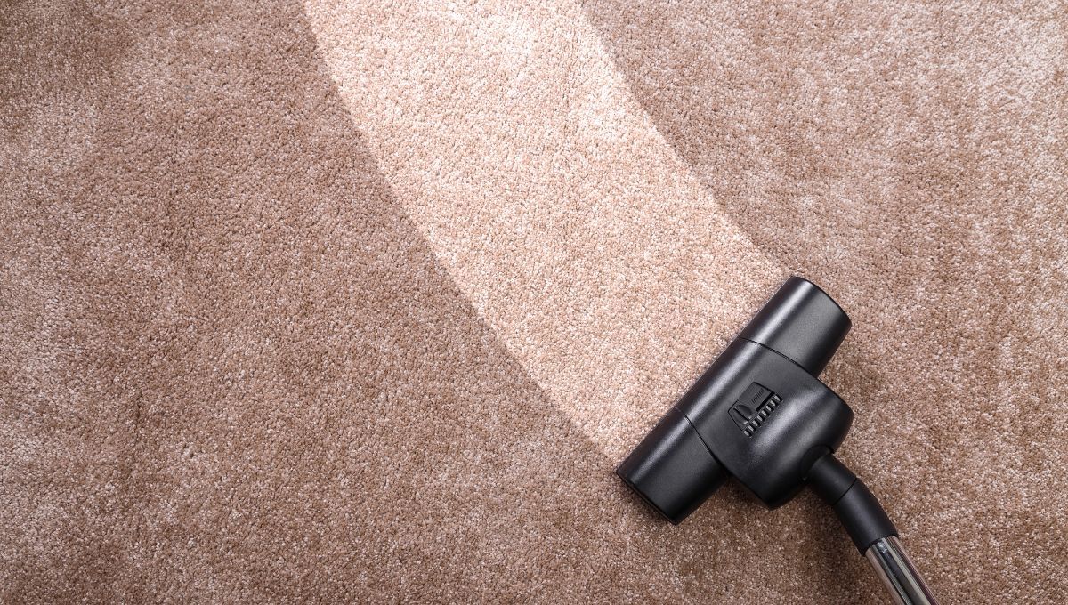 La alfombra se puede limpiar con productos que tenemos en casa