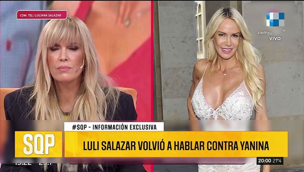 Yanina Latorre explotó contra Luciana Salazar: Yanina Latorre explotó contra Luciana Salazar: