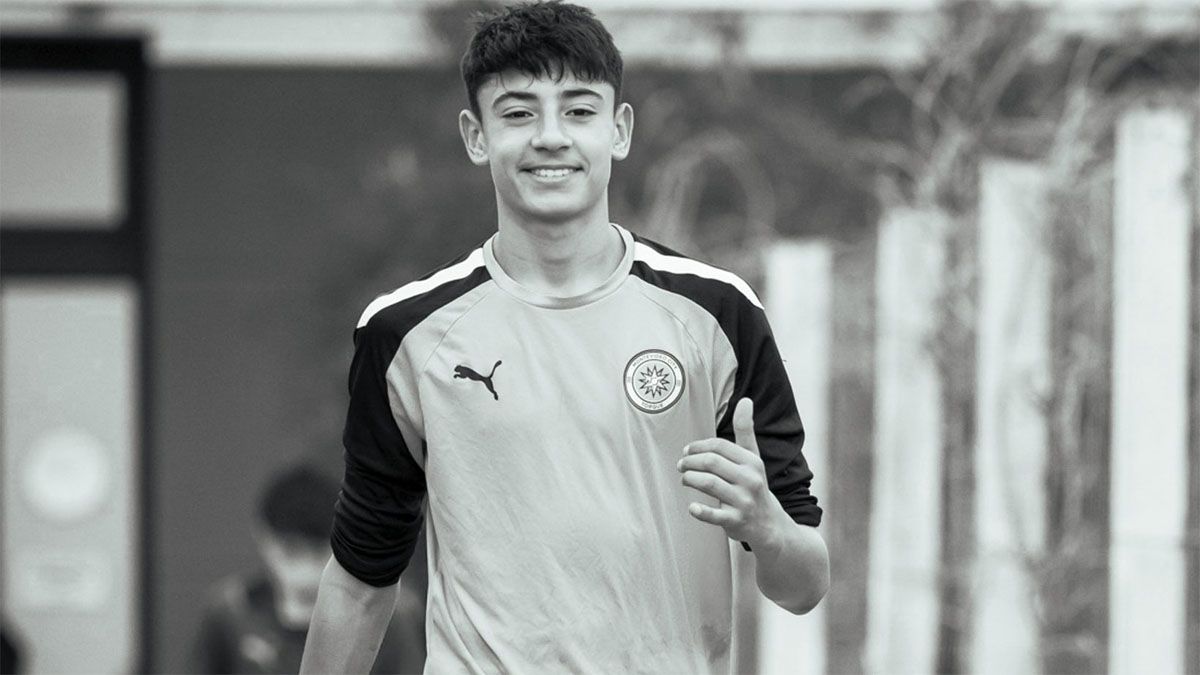 Geral Froste, el arquero de 14 años que fue asesinado en Uruguay.