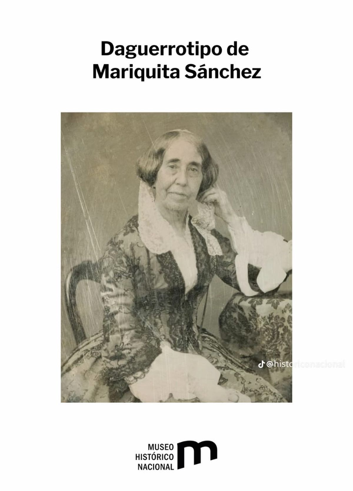 Daguerrotipo Mariquita Sánchez de Thompson. Daguerrotipo Mariquita Sánchez de Thompson.