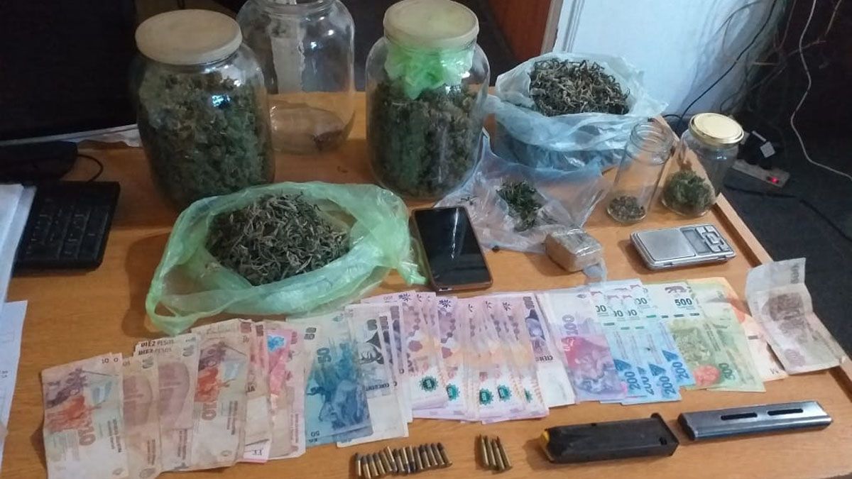 Hallaron producción ilegal de aceite de cannabis y cogollos por un valor de $400.000