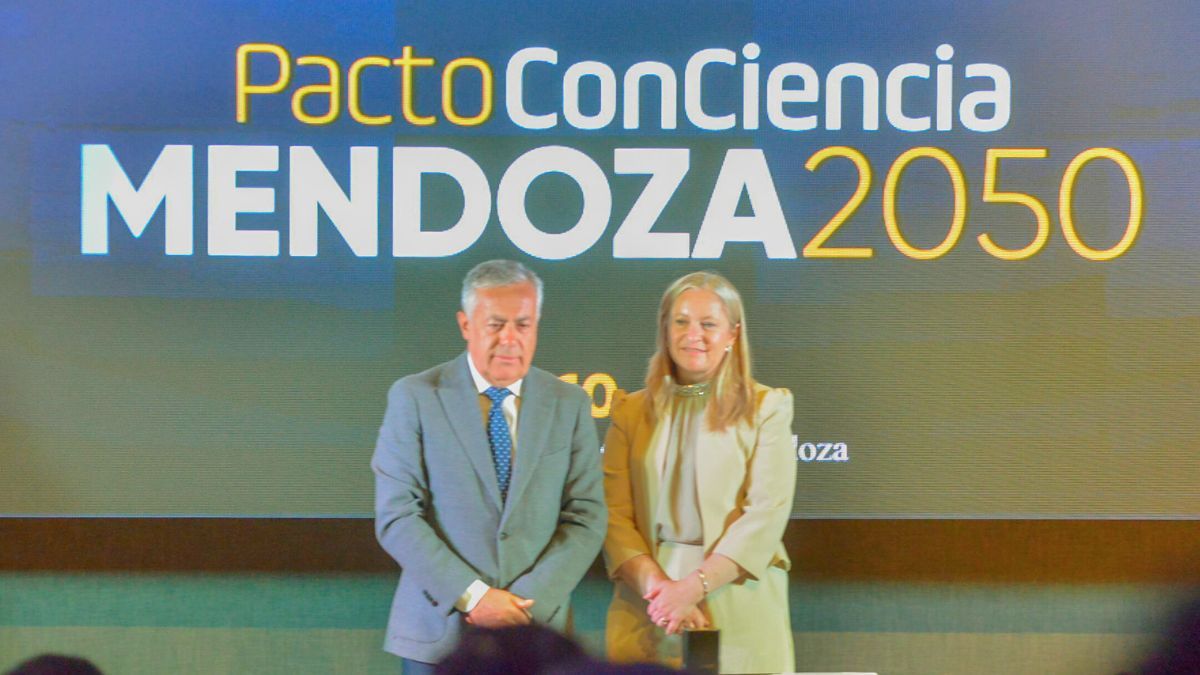 Mendoza firmó el Pacto ConCiencia 2050 para planificar los próximos 25 años con base científica
