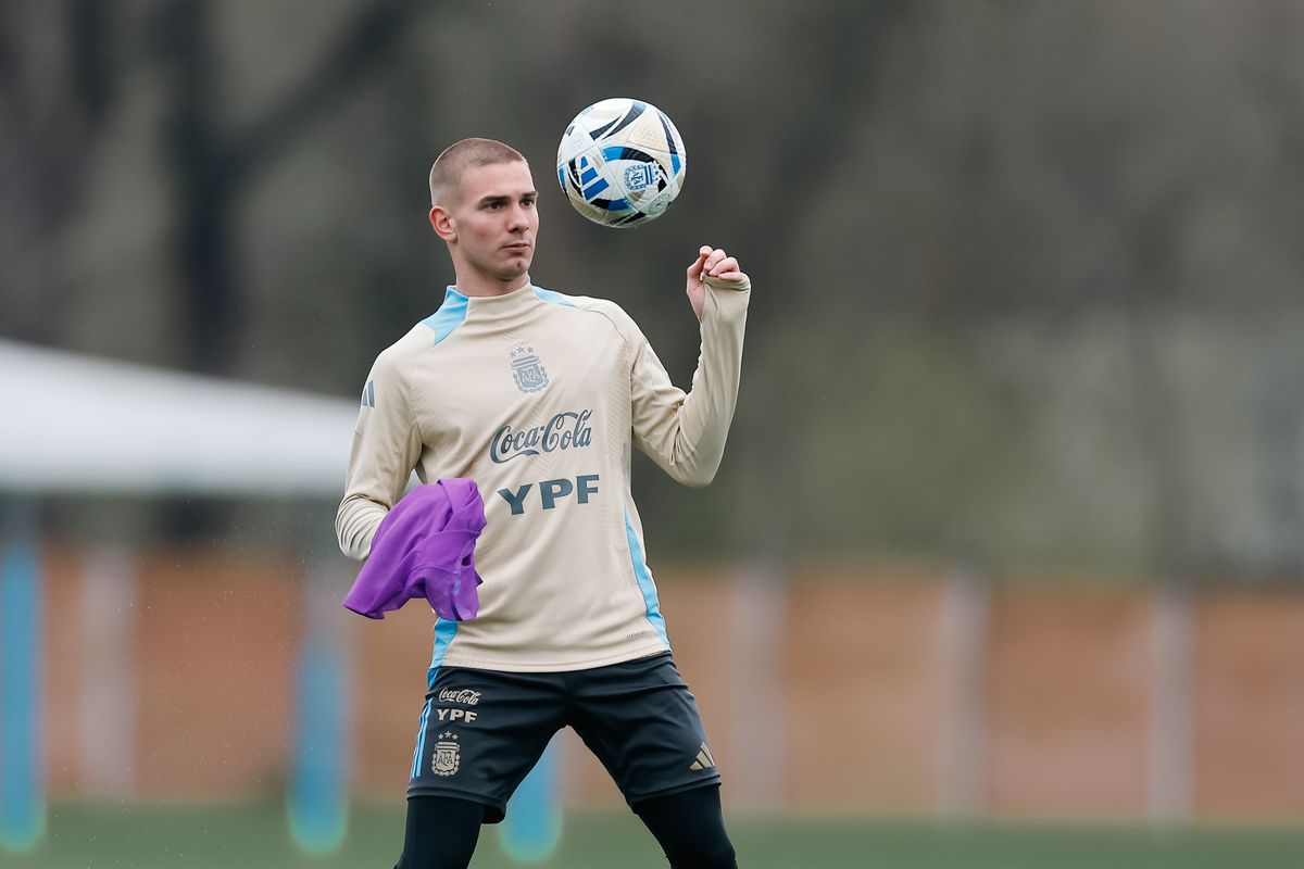 Mastantuono podr&iacute;a ser titular en la Selecci&oacute;n argentina.&nbsp;