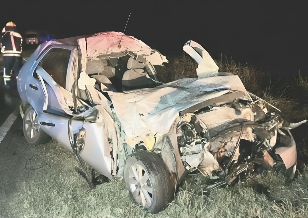 El impacto fue violentísimo. El impacto fue violentísimo.