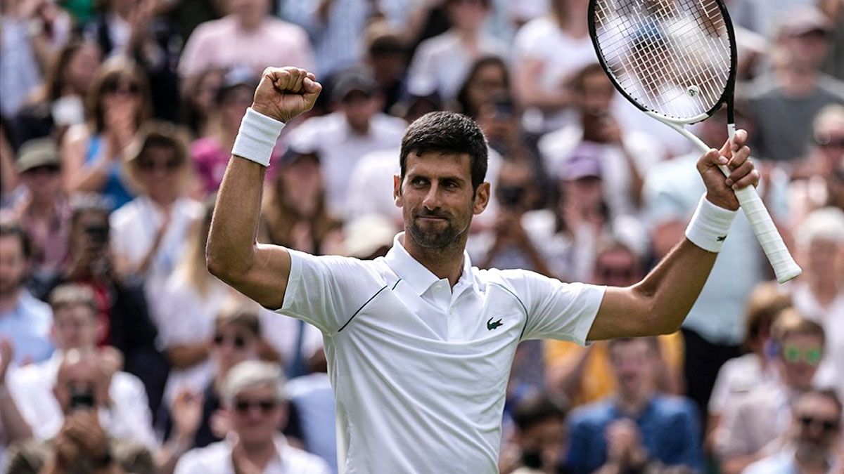 Novak Djokovic pasó a los octavos de final de Wimbledon.