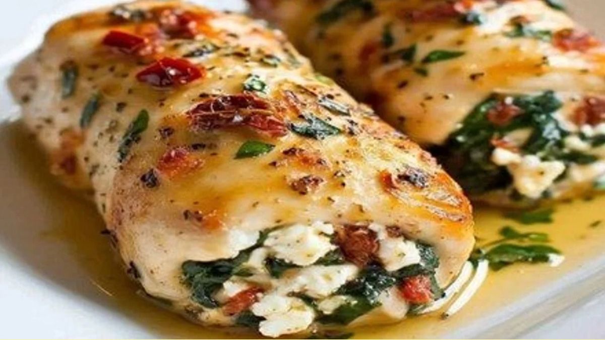 Las pechugas de pollo se pueden rellenar con distintos ingredientes para elaborar un menú exquisito Las pechugas de pollo se pueden rellenar con distintos ingredientes para elaborar un menú exquisito