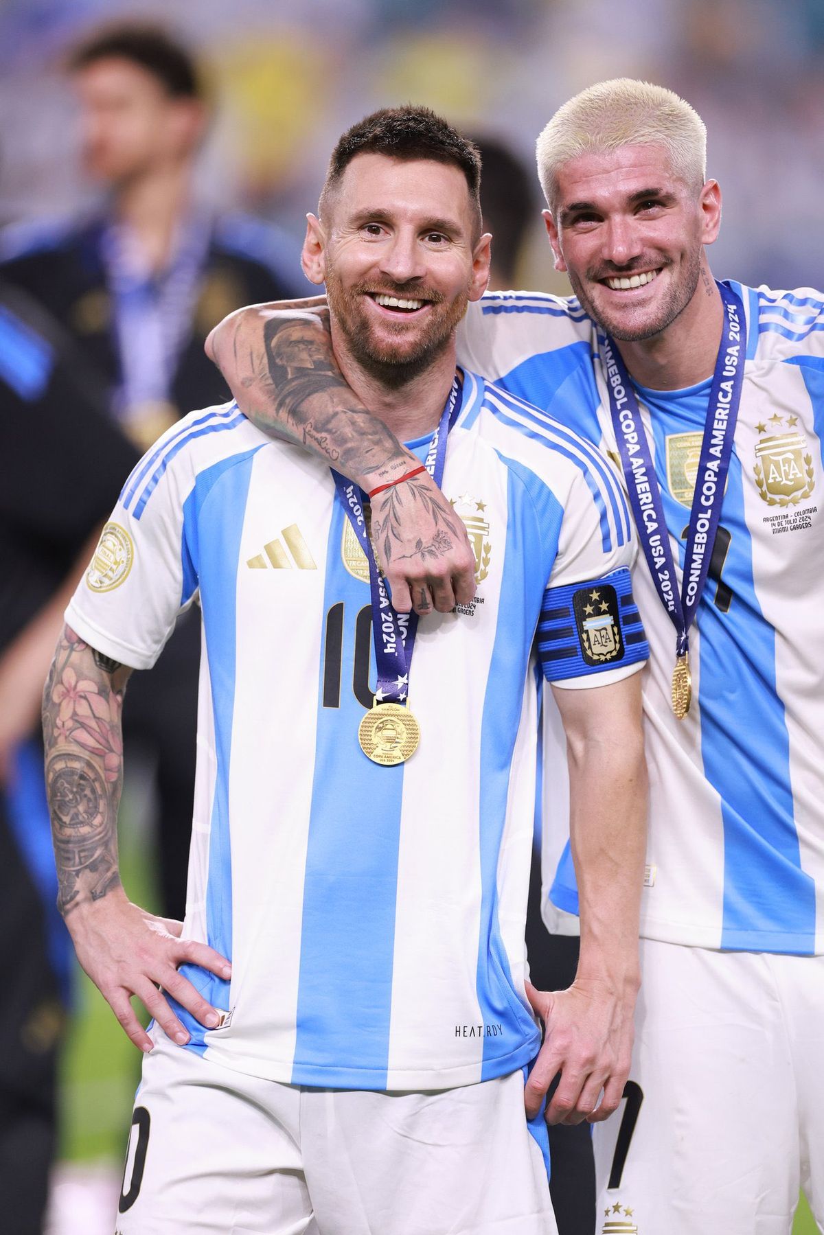 Rodrigo De Paul le destinó unas sentidas palabras a su amigo y capitán de la Selección argentina, Lionel Messi. Rodrigo De Paul le destinó unas sentidas palabras a su amigo y capitán de la Selección argentina, Lionel Messi.