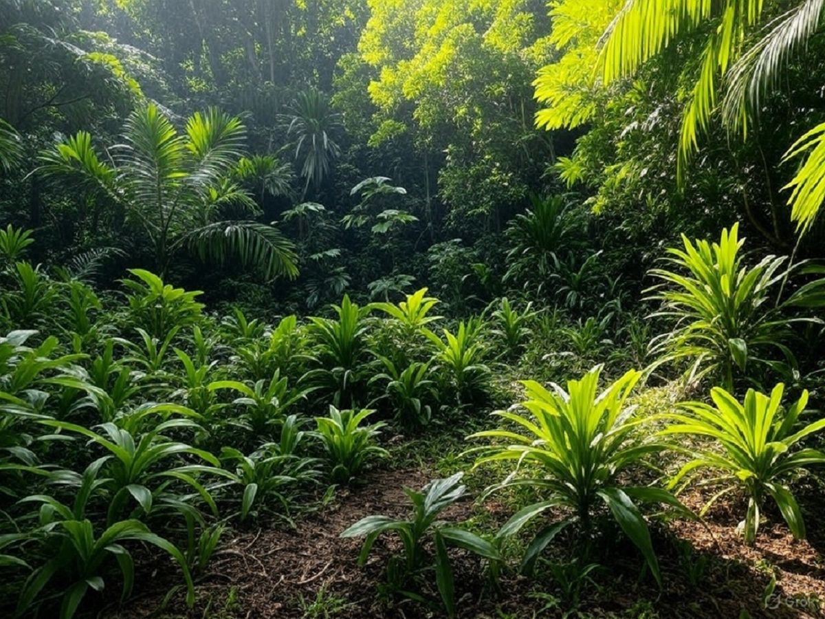 Los humanos habitaron la selva desde mucho antes de lo que se creía. Imagen generada por inteligencia artificial.