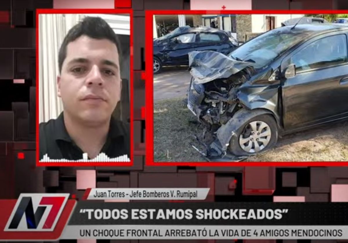 El bombero Juan Torres participó en el rescate de los cuerpos tras el accidente en el que fallecieron 4 mendocinos. El bombero Juan Torres participó en el rescate de los cuerpos tras el accidente en el que fallecieron 4 mendocinos.