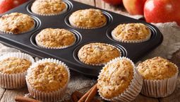 Muffins de avena y manzana, una receta saludable para incluir en la dieta y bajar de peso fácil.