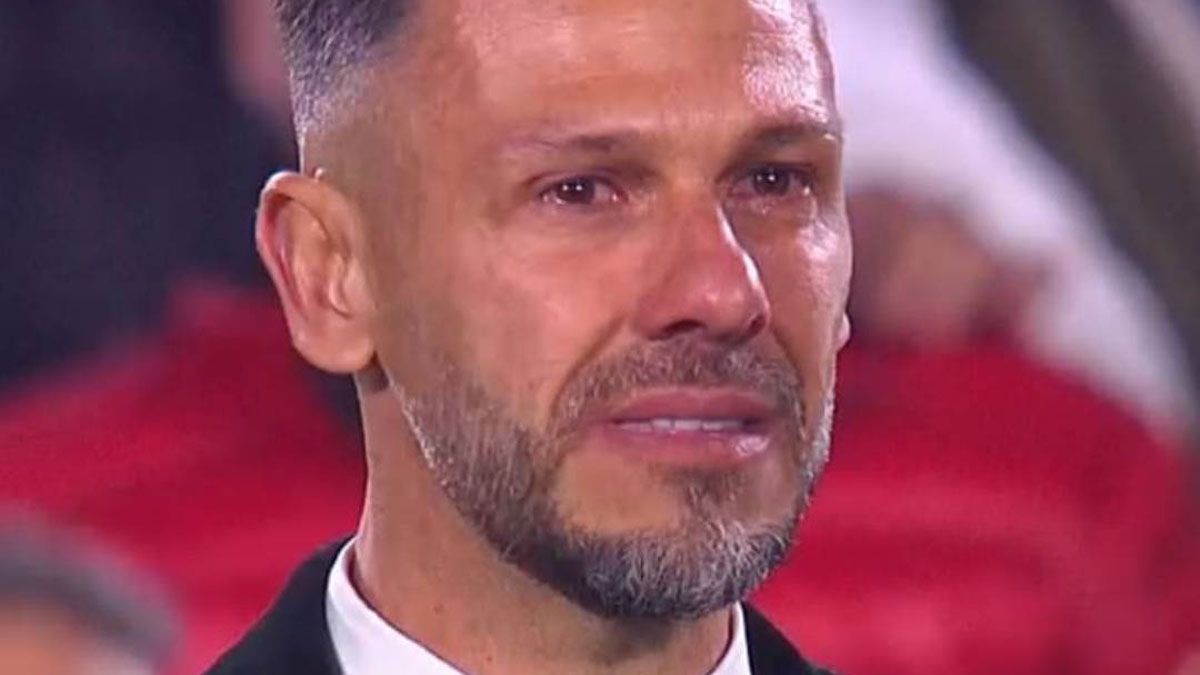 Martín Demichelis se emocionó más de la cuenta al ser campeón con River.