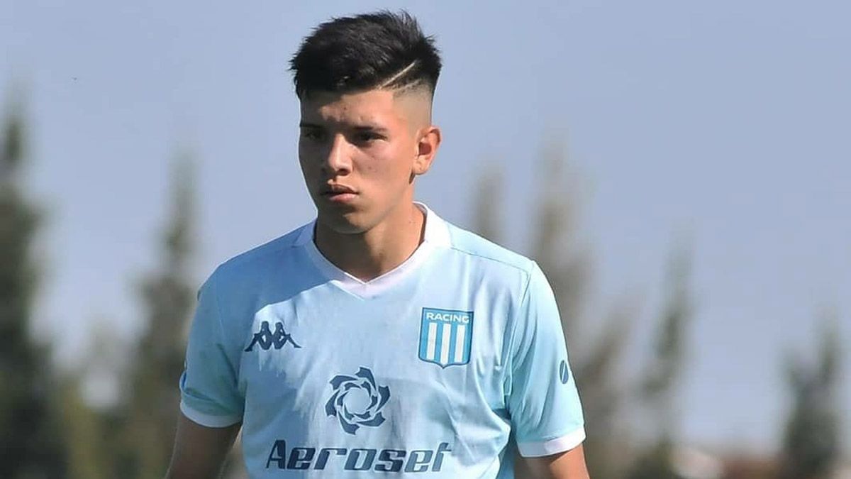 Lautaro Ronchi, jugador de Racing, recibió un balazo en la cabeza.