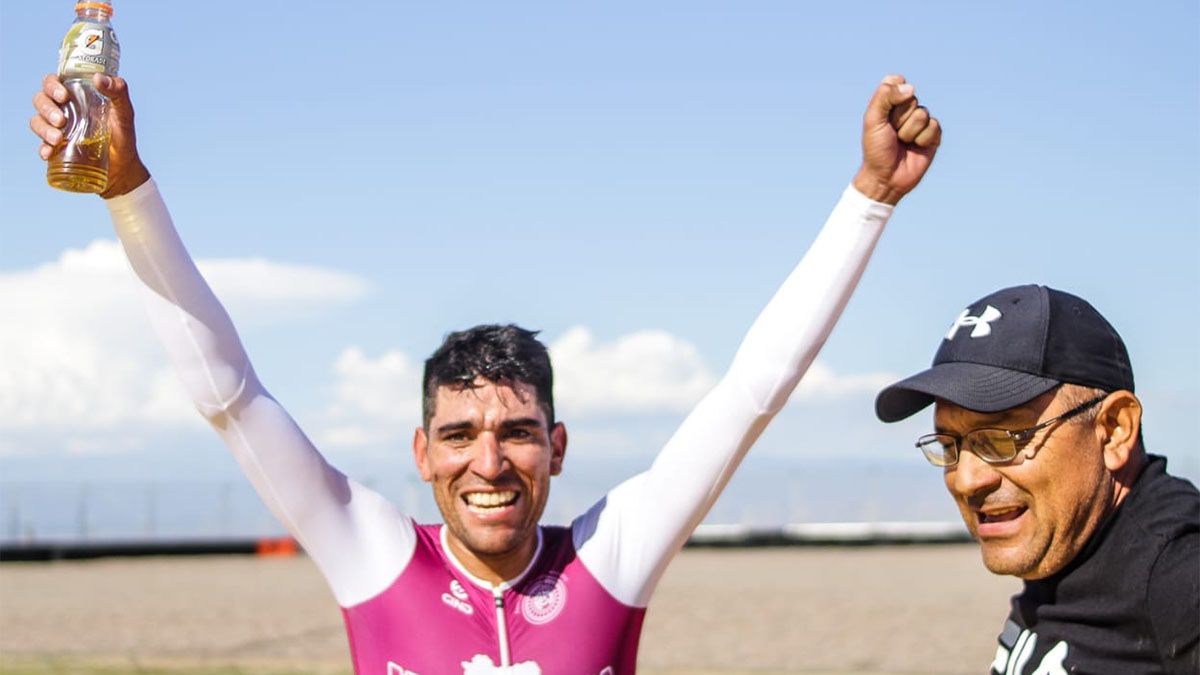 Alejandro Durán es consagró campeón argentino de contrarreloj.&nbsp; 
