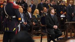 Javier Milei en el Tedeum (Foto Gentileza Presidencia).