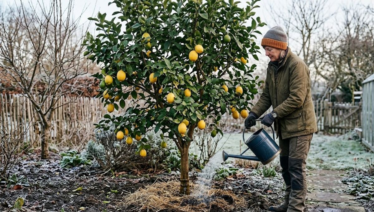 El riego es fundamental para mantener al árbol limonero.&nbsp;