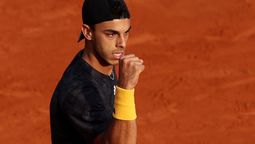 Francisco Cerúndolo debutó de la mejor manera en el Masters de Roma.