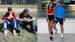 El Papu Gómez y Linda Raff revivieron una linda foto del pasado en pleno Mundial Qatar 2022.