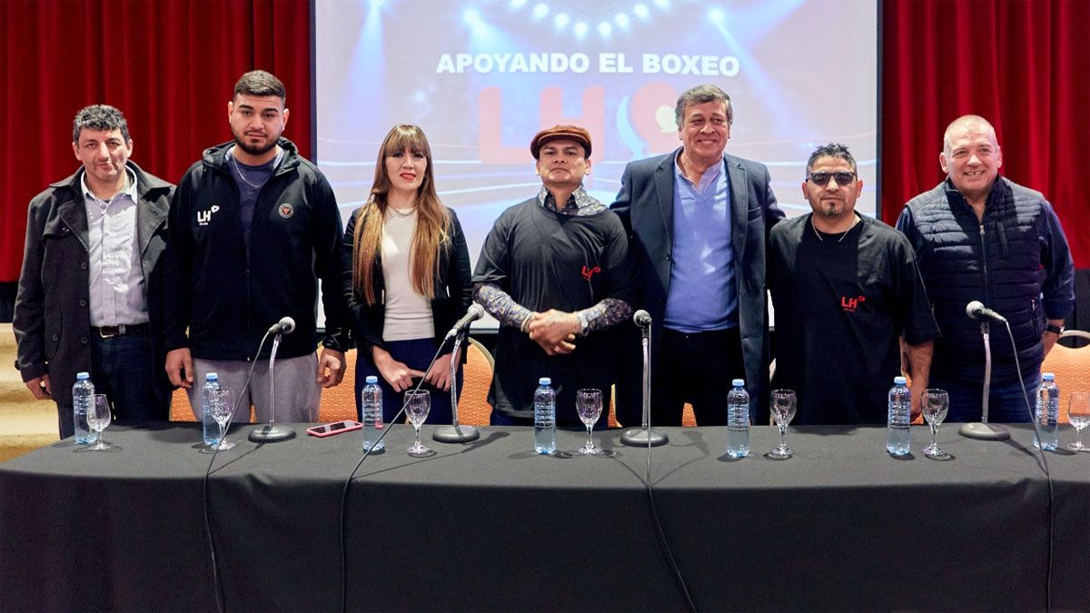 Con la presencia del Chino Maidana, fue presentada la velada boxística, que será este viernes en el Polimeni.