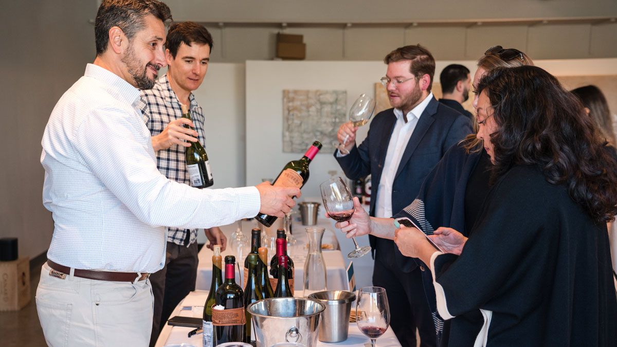 Las bodegas mendocinas ofrecieron degustaciones.