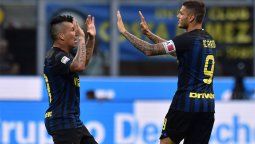 Mauro Icardi le respondió a Zanetti haciendo lo que mejor sabe