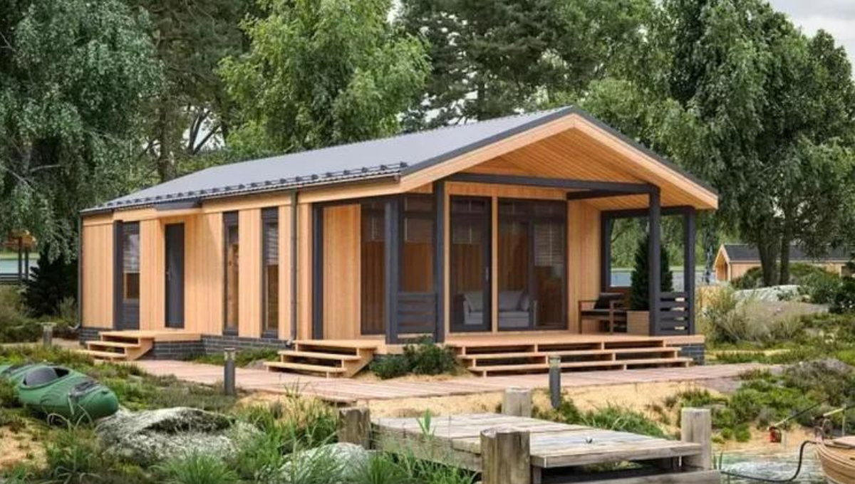 Las casas prefabricadas con dos habitaciones y porche que están un increíble descuento en Amazon